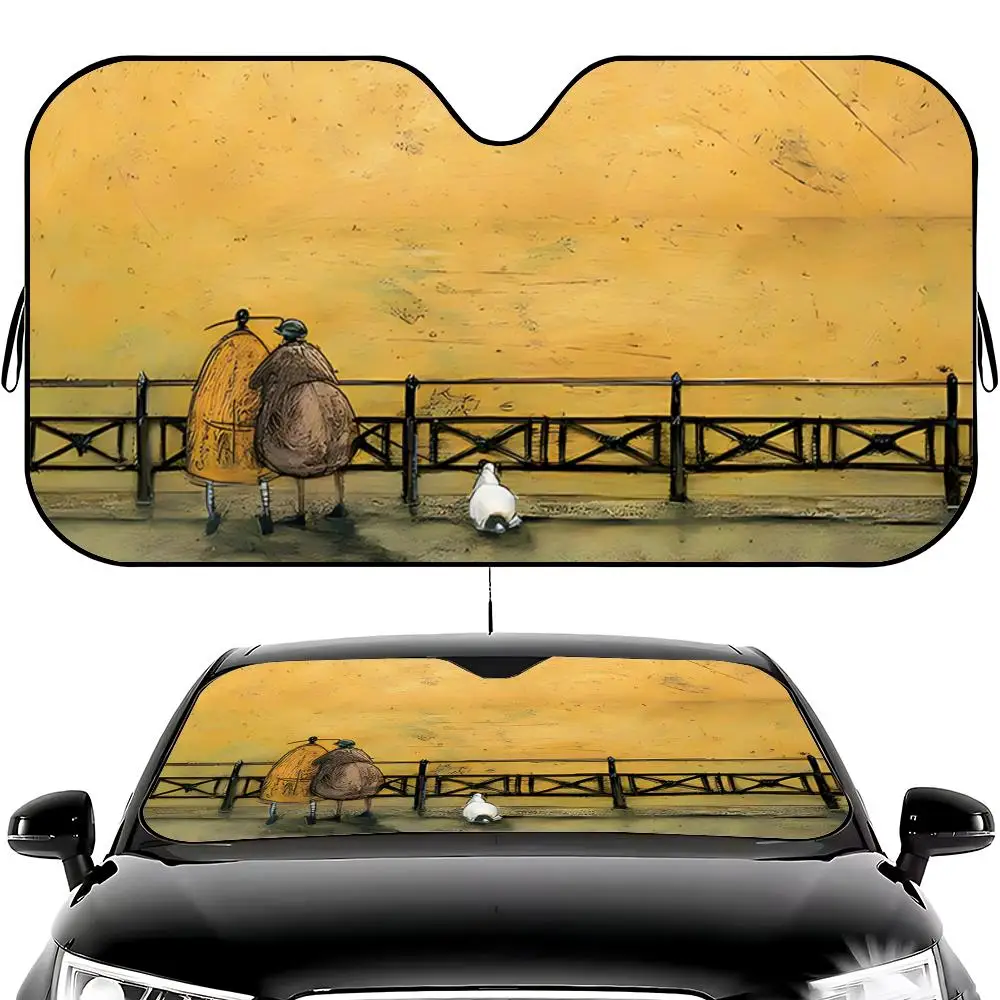 art S-Sam Toft Sun Visor Car Windshield Sun Visor - Foldable Universal Fit UV Block Heat Insulation Sunshade
art S-Sam Toft Sun Visor Car Windshield Sun Visor - Foldable Universal Fit UV Block Heat Insulation Sunshade