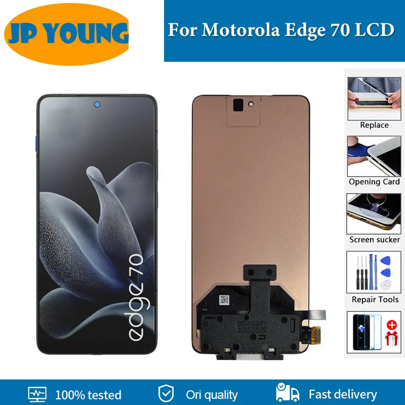 6.7' AMOLED for Motorola Edge 70 LCD Display XT2601-2 Touch Screen Digitizer Assembly for Moto Edge70 LCD Screen Replacement
6.7' AMOLED for Motorola Edge 70 LCD Display XT2601-2 Touch Screen Digitizer Assembly for Moto Edge70 LCD Screen Replacement
