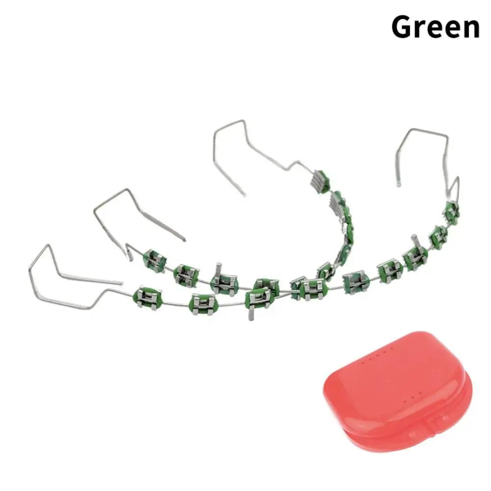 Colorful Temporary Tooth Decoration with Box Dental Decorations Orthodontic Ligature Ties Fake Brackets with Metal Wires
Colorful Temporary Tooth Decoration with Box Dental Decorations Orthodontic Ligature Ties Fake Brackets with Metal Wires