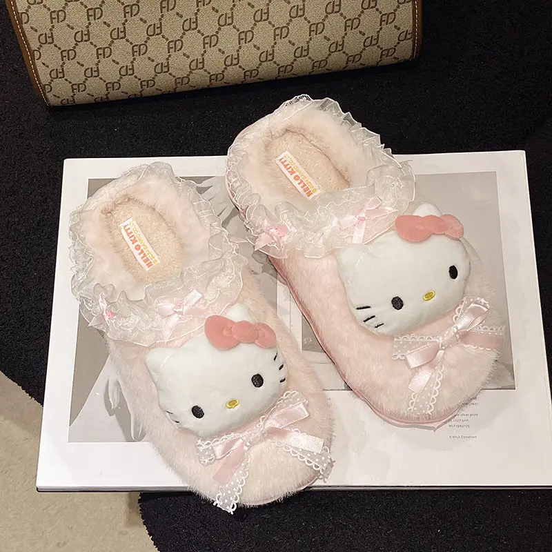 Sanrio Kawaii Anime Hello Kitty Wintertime Cotton Sandals Cute Cartoon My Melody Cinnamoroll Sweet Slipper Lovely Gifts Girls
Sanrio Kawaii Anime Hello Kitty Wintertime Cotton Sandals Cute Cartoon My Melody Cinnamoroll Sweet Slipper Lovely Gifts Girls