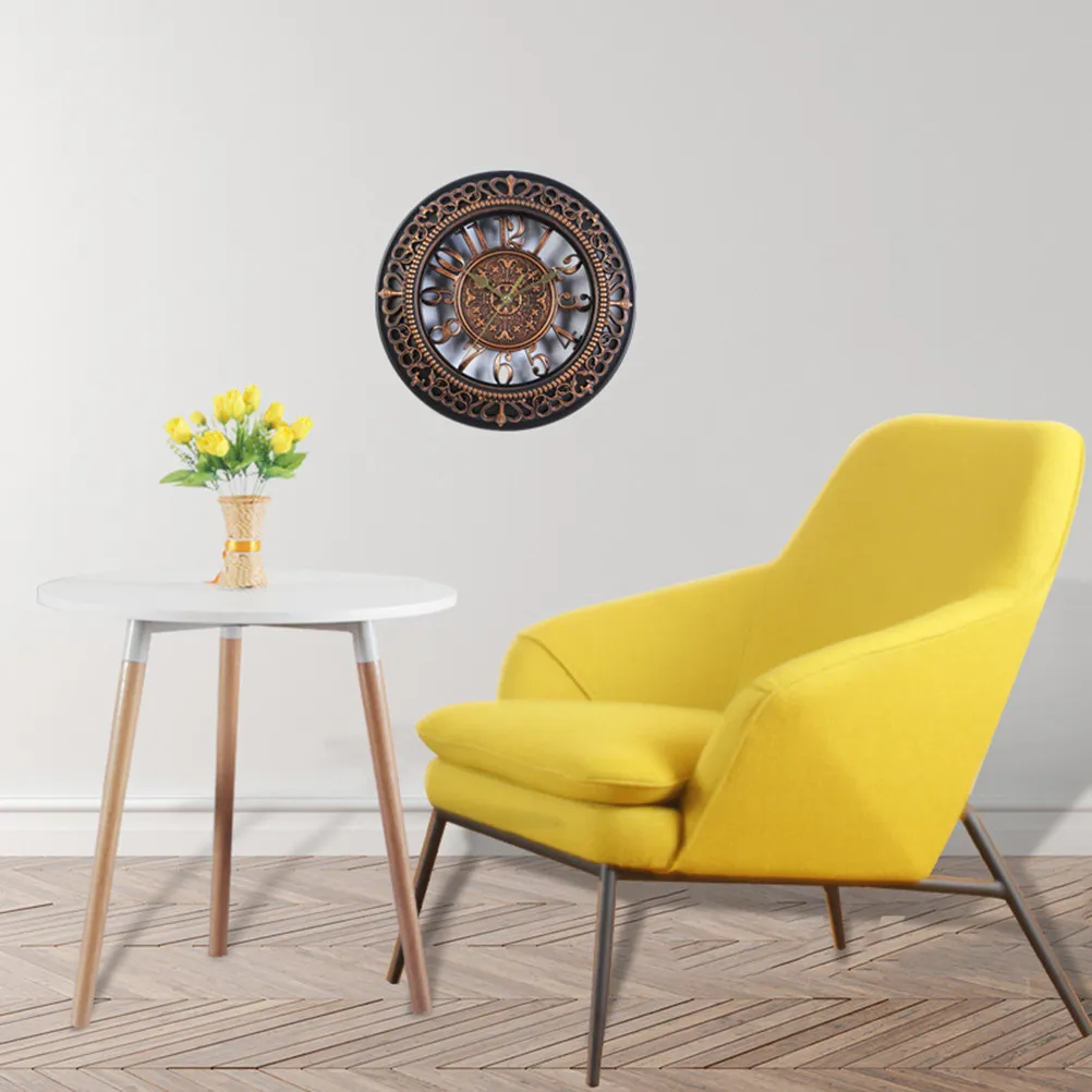 12 Inch Vintage Round Wall Clock Hollowed-Out Numerals Silent Decorative Dial Clock for Living Room Bedroom Cafe Bar Hotel
12 Inch Vintage Round Wall Clock Hollowed-Out Numerals Silent Decorative Dial Clock for Living Room Bedroom Cafe Bar Hotel