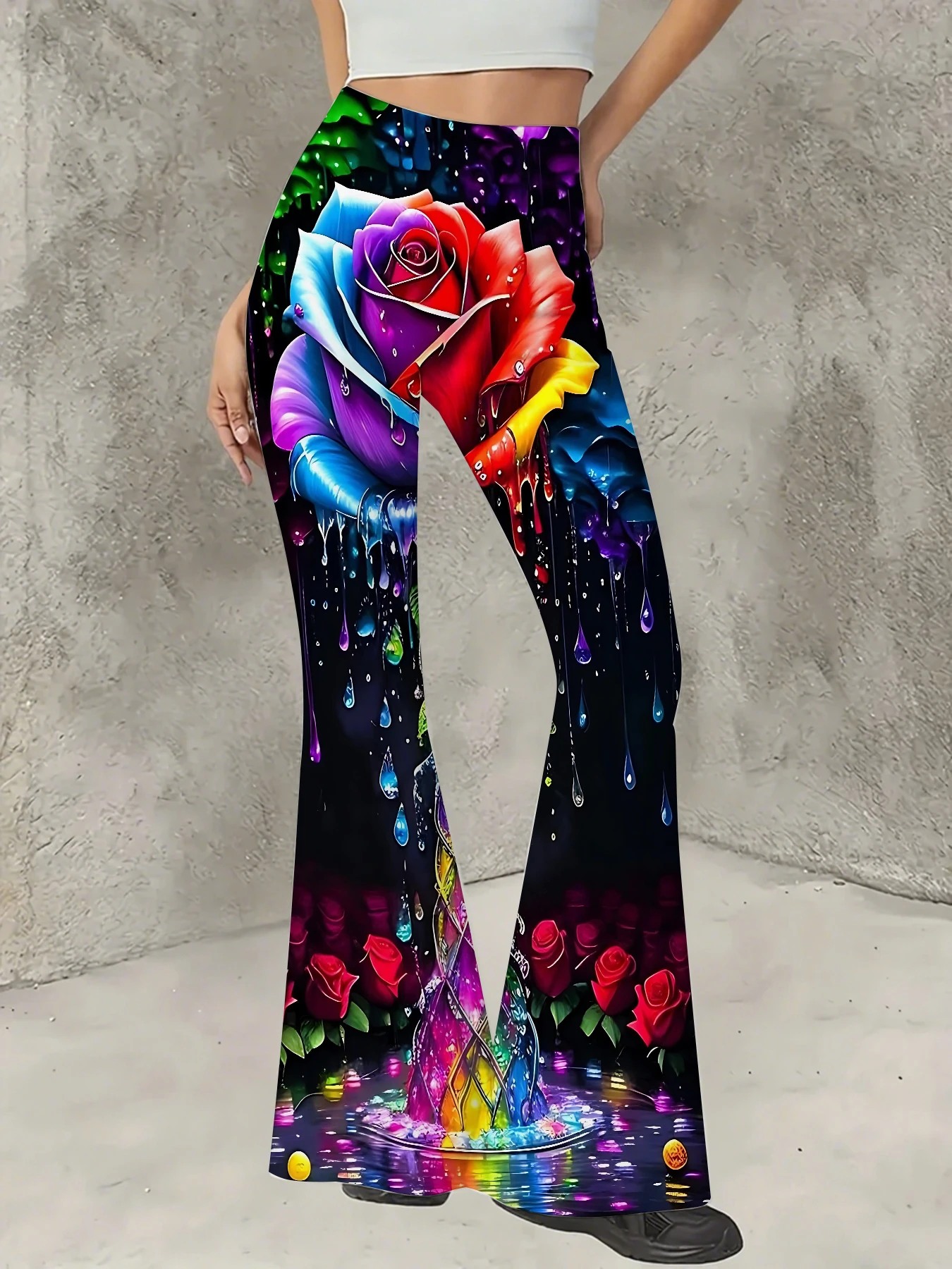 Plus Size All-Over Print Flare Pants Women Stretchy High Waist Bell Bottom
Plus Size All-Over Print Flare Pants Women Stretchy High Waist Bell Bottom