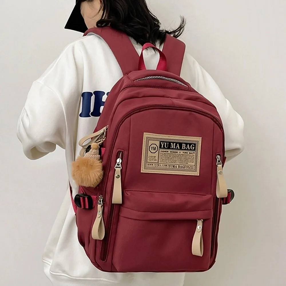 High Quality Large Capacity Students Backpack Zipper Multi Pocket Nylon School Bag Casual Leisure Teenage Daypack Gifts
High Quality Large Capacity Students Backpack Zipper Multi Pocket Nylon School Bag Casual Leisure Teenage Daypack Gifts