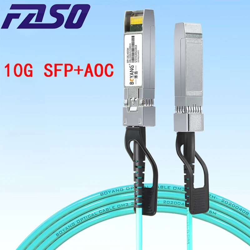 10G SFP+ to SFP+AOC OM3 3M/5M/1M LSZH 10GBASE Active Optical SFP Cable(AOC) for Cisco,MikroTik,Ubiquiti...Etc Switch Fiber Optic
10G SFP+ to SFP+AOC OM3 3M/5M/1M LSZH 10GBASE Active Optical SFP Cable(AOC) for Cisco,MikroTik,Ubiquiti...Etc Switch Fiber Optic