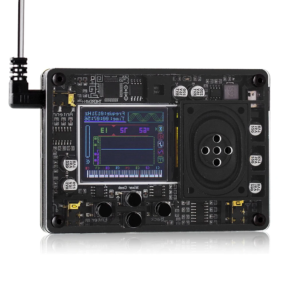 Mini Theremin Music Device with Screen Display Features Multiple Sound Options and Adjustable Antenna for Personalized Play
Mini Theremin Music Device with Screen Display Features Multiple Sound Options and Adjustable Antenna for Personalized Play