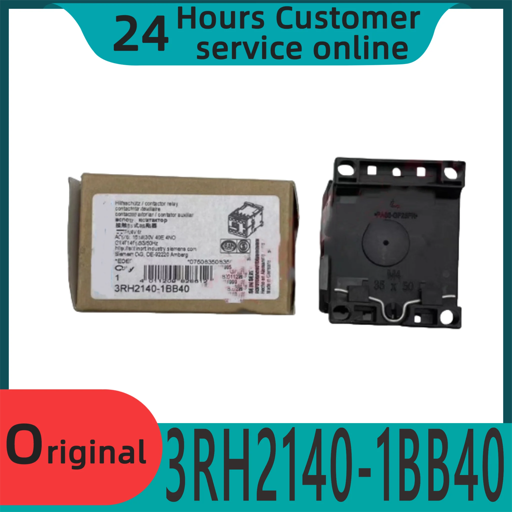 Новый оригинальный вспомогательный контактор 3RH2140-1BB40 автоматический выключатель 3RV2011-0EA10
Новый оригинальный вспомогательный контактор 3RH2140-1BB40 автоматический выключатель 3RV2011-0EA10