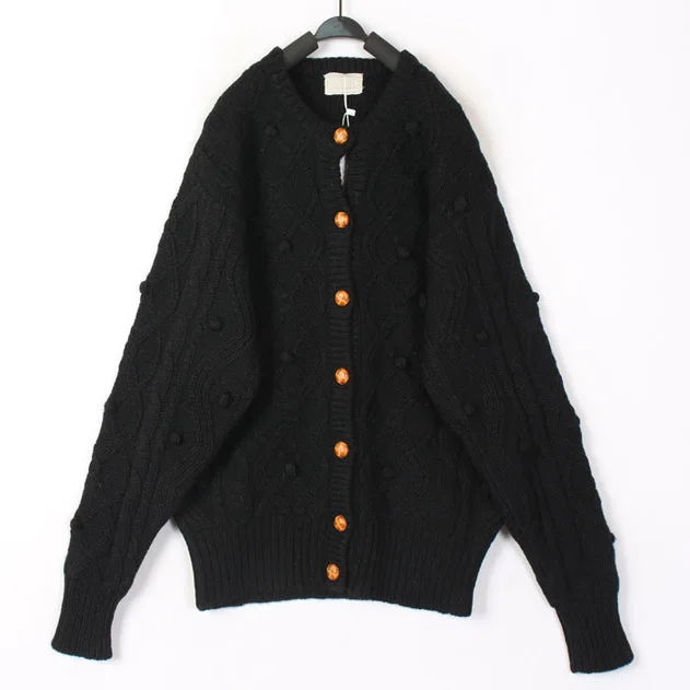 Vintage Autumn Winter Hand Knitted Wool Sweater Women's Open Cardigan Bean Hollow out Design Warm Cozy Long Sleeve round Neck
Vintage Autumn Winter Hand Knitted Wool Sweater Women's Open Cardigan Bean Hollow out Design Warm Cozy Long Sleeve round Neck