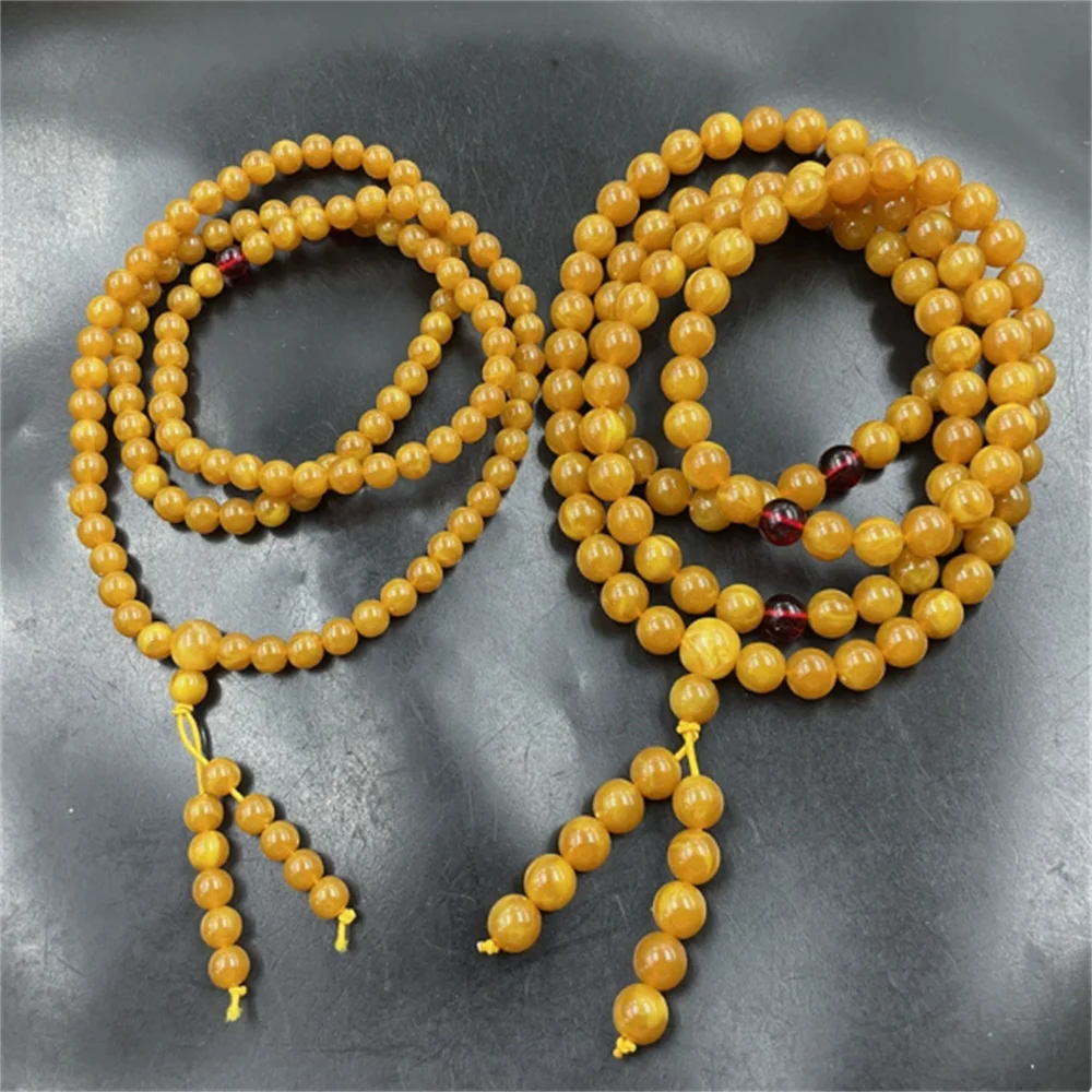 Amber and Copal 108 Beads Buddhist Prayer Beads Sweater Chain Necklace Wrappable Amber
Amber and Copal 108 Beads Buddhist Prayer Beads Sweater Chain Necklace Wrappable Amber
