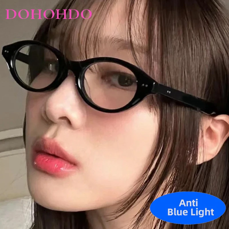 Vintage Small Oval Frame Rice Nail Optical Eye Protection Eyewear Brand Design Computer Anti-Blue Light Women Men Glasses Lentes
Vintage Small Oval Frame Rice Nail Optical Eye Protection Eyewear Brand Design Computer Anti-Blue Light Women Men Glasses Lentes