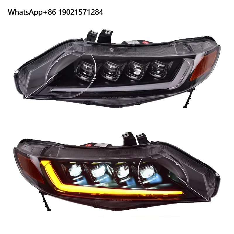 For 8th Gen 2006-2011 Car Accessories LED Headlights Projector 4 Lens Front Light Upgrade Plug and Play Head Lamp
For 8th Gen 2006-2011 Car Accessories LED Headlights Projector 4 Lens Front Light Upgrade Plug and Play Head Lamp
