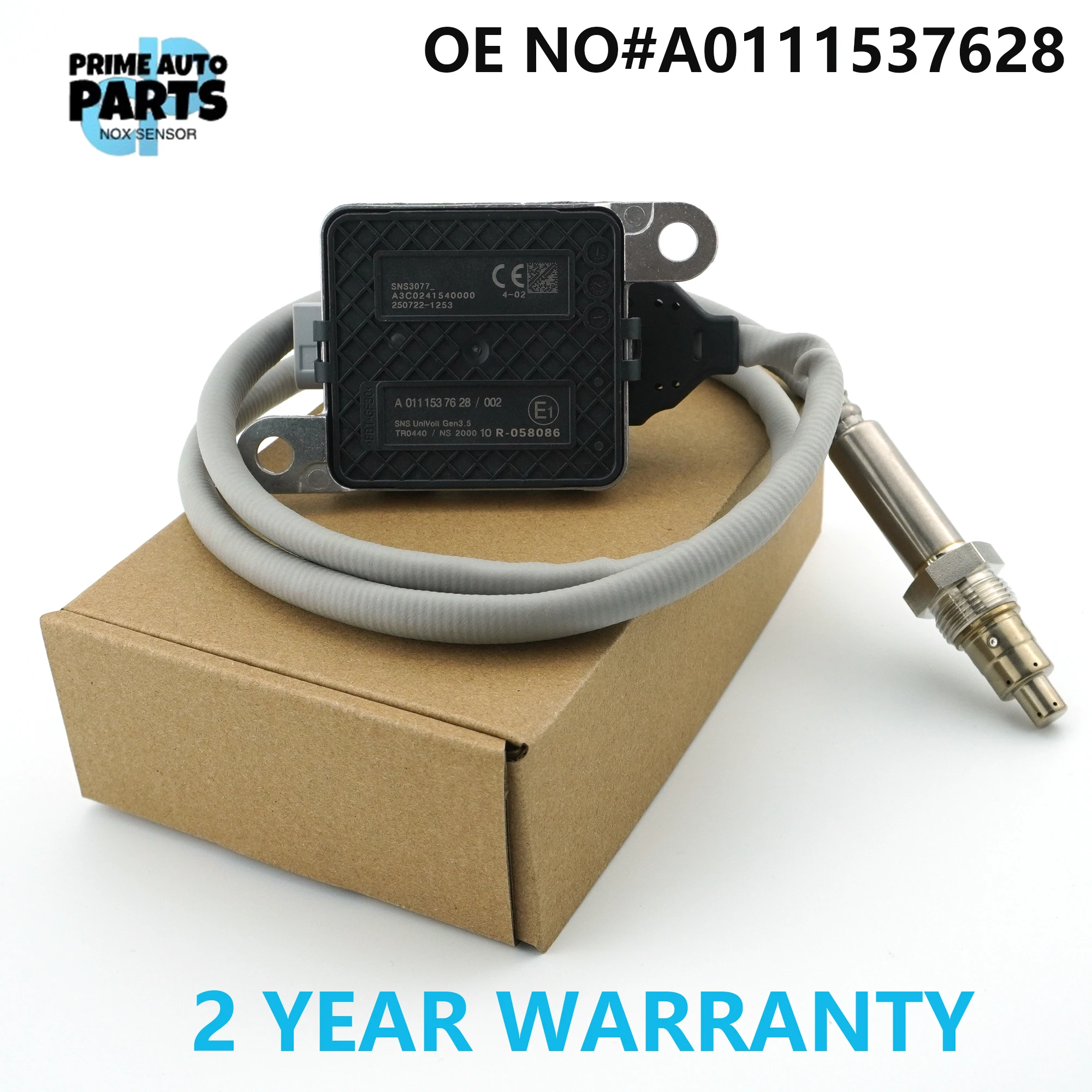 A0111537628 NEW Nitrogen Oxide Nox Sensor for Mercedes-Benz SNS3077 A0111537628/002 High Quality Truck Auto Parts
A0111537628 NEW Nitrogen Oxide Nox Sensor for Mercedes-Benz SNS3077 A0111537628/002 High Quality Truck Auto Parts