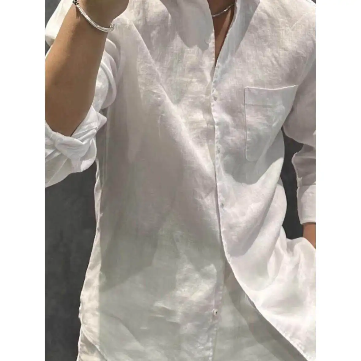 Men's Casual Cotton Linen Shirt Thin Breathable Loose Long Sleeve Sun Protection Open Cardigan Linen Leisure Workwear Trendy
Men's Casual Cotton Linen Shirt Thin Breathable Loose Long Sleeve Sun Protection Open Cardigan Linen Leisure Workwear Trendy