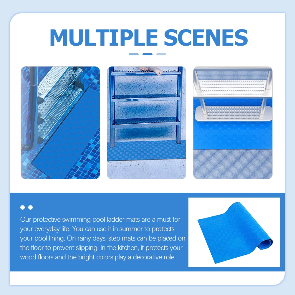 Swimming Ladder Mat Non-slip Step Mat for Above Ground Pool Floor Stair Protector Anti-slip Stair Pad Friction
Swimming Ladder Mat Non-slip Step Mat for Above Ground Pool Floor Stair Protector Anti-slip Stair Pad Friction