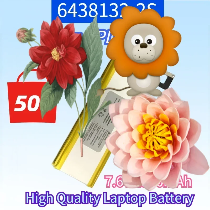 New 6438132-2S 7.6V 4900mAh High Quality Laptop Battery for GPD WIN2 WIN 2 Handheld Gaming Laptop in stock Rechargeable Battery
New 6438132-2S 7.6V 4900mAh High Quality Laptop Battery for GPD WIN2 WIN 2 Handheld Gaming Laptop in stock Rechargeable Battery
