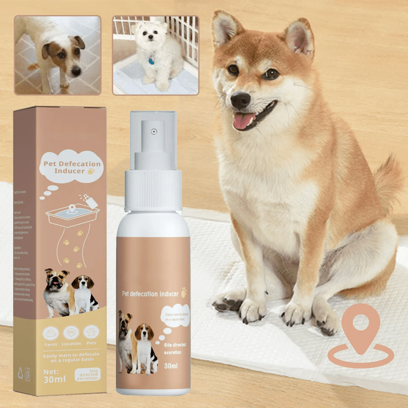 Pet Defecation Inducer Spray Positioning Defecation Indoor Outdoor Cat Potty Urinate Trainer Liquid Dog Toilet Training Spray
Pet Defecation Inducer Spray Positioning Defecation Indoor Outdoor Cat Potty Urinate Trainer Liquid Dog Toilet Training Spray