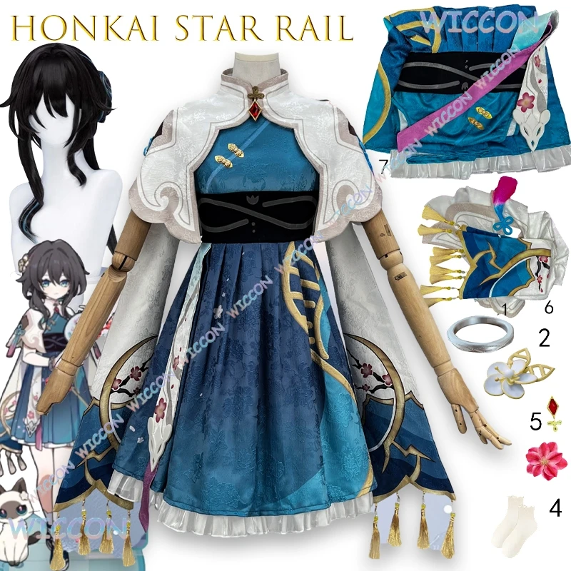 ONAMAEHA@Honkai Star Rail Ruan Mei Cat Girl Plush Ear Tail Adjustable Cosplay Costume Lace Headband Game Character Set kawayii H
ONAMAEHA@Honkai Star Rail Ruan Mei Cat Girl Plush Ear Tail Adjustable Cosplay Costume Lace Headband Game Character Set kawayii H