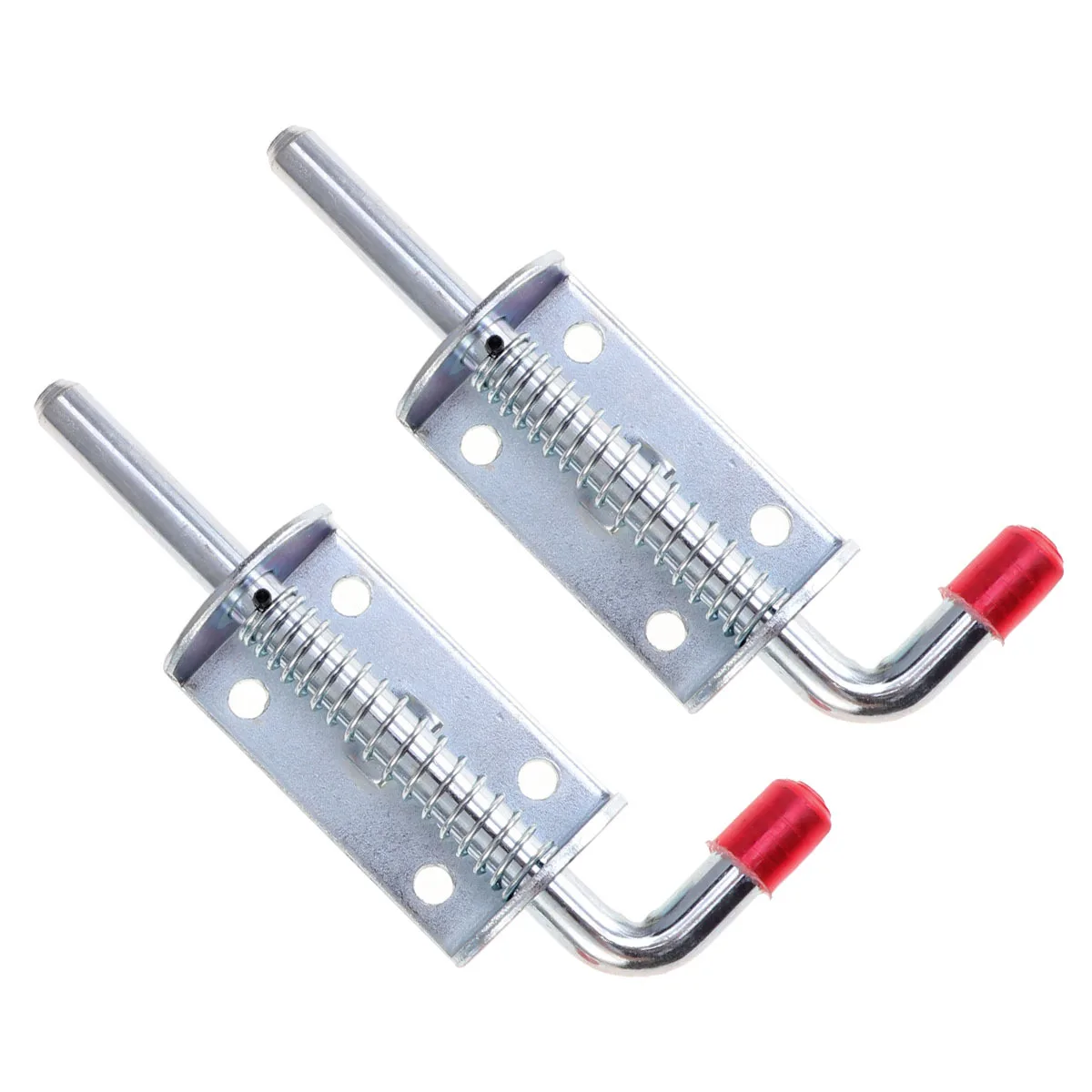 2pcs Spring Pin Latch Lock Stainless Steel Trailer Gate Locking Mechanism Utility Tailgate Fastener Assembly Hardware Clamp
2pcs Spring Pin Latch Lock Stainless Steel Trailer Gate Locking Mechanism Utility Tailgate Fastener Assembly Hardware Clamp