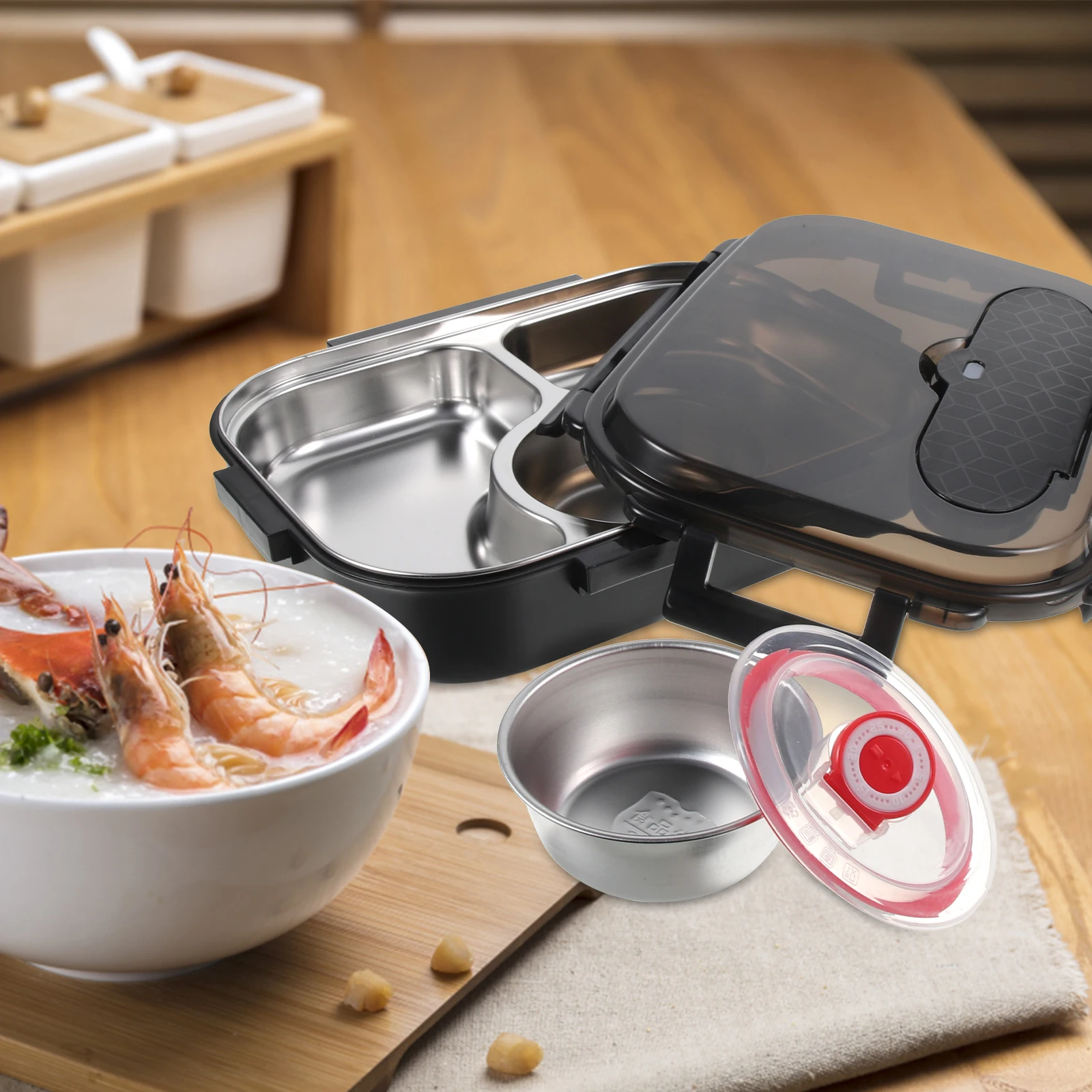Insulated Lunch 304 Stainless Fresh Keeping Box Steel Food Plate Storage Containers Dining Boxes Portable
Insulated Lunch 304 Stainless Fresh Keeping Box Steel Food Plate Storage Containers Dining Boxes Portable