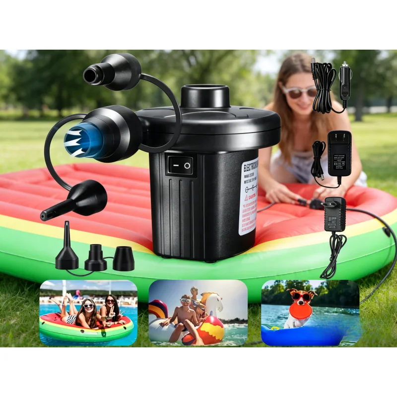 Mini Electric Inflatable Pump - Portable Rapid Air Pump for Camping Mattress Swimming Pool Inflatable Toys
Mini Electric Inflatable Pump - Portable Rapid Air Pump for Camping Mattress Swimming Pool Inflatable Toys