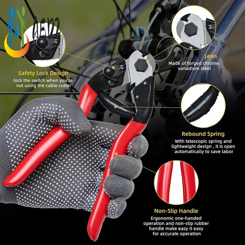 AED2-Bike Cable Cutter,Bike Brake Cable And Housing Set,Bike Shifter Cable Housing Set With Bike Cable End Caps
AED2-Bike Cable Cutter,Bike Brake Cable And Housing Set,Bike Shifter Cable Housing Set With Bike Cable End Caps