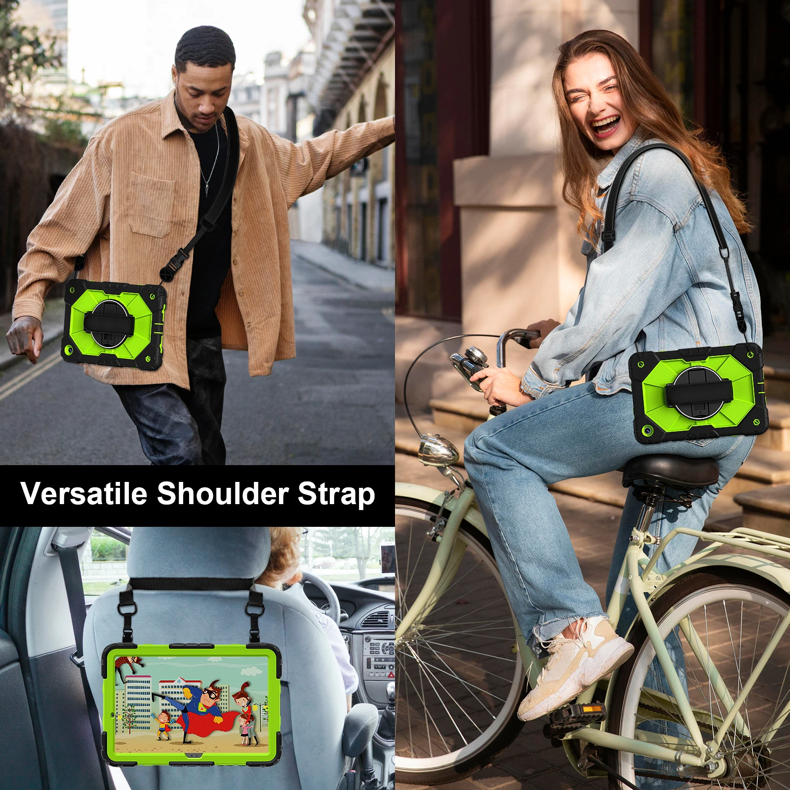 Rotating Stand Armor Case For Samsung Tab A11 A9 Plus 11" SM-X230 X236 X210 X215 X216 X218 Heavy Duty Cover With Shoulder Strap
Rotating Stand Armor Case For Samsung Tab A11 A9 Plus 11" SM-X230 X236 X210 X215 X216 X218 Heavy Duty Cover With Shoulder Strap