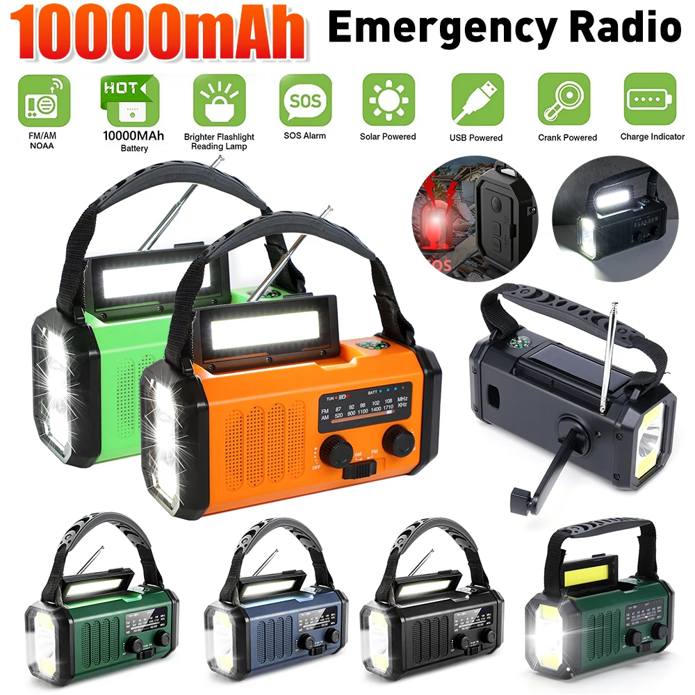 Радиоприемник AM/FM на солнечной энергии с функцией SOS-сигнала, зарядкой Type-C, аварийным радио и светодиодным фонариком, многофункциональная лампа для чтения для использования на улице
Радиоприемник AM/FM на солнечной энергии с функцией SOS-сигнала, зарядкой Type-C, аварийным радио и светодиодным фонариком, многофункциональная лампа для чтения для использования на улице