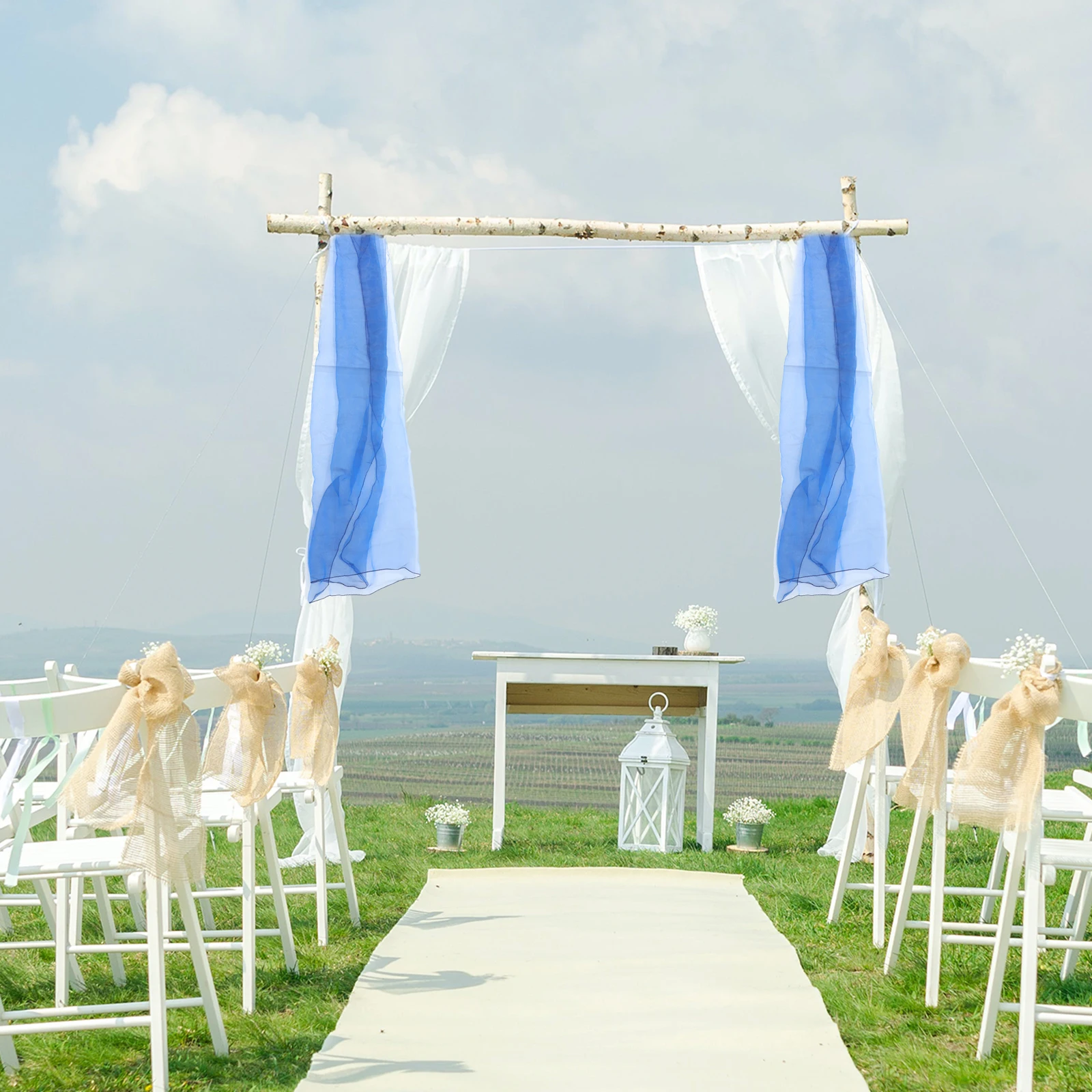 Wedding Arch Drape Chiffon Curtain For Outdoor Wedding Party Backdrop Ceremony Decoration Draping Fabric Large Size
Wedding Arch Drape Chiffon Curtain For Outdoor Wedding Party Backdrop Ceremony Decoration Draping Fabric Large Size