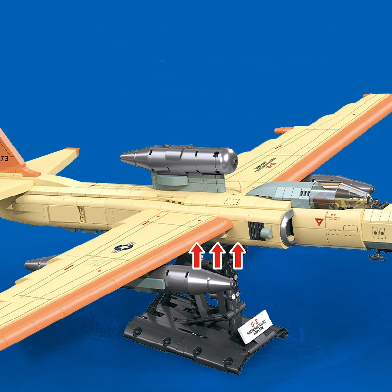 United States U-2 Reconnaissance Airplane Building Block Airplane Model Sets Figures Dragon Lady Plane Bricks Toys Collection
United States U-2 Reconnaissance Airplane Building Block Airplane Model Sets Figures Dragon Lady Plane Bricks Toys Collection