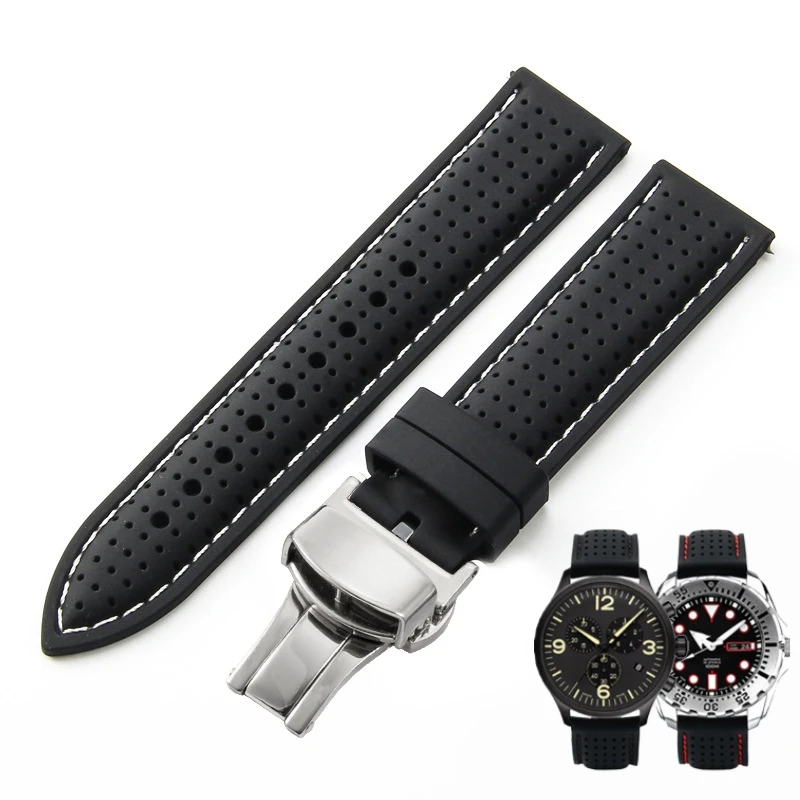 Водонепроницаемый дышащий силиконовый ремешок для часов Seiko Armani Mido Tissot Casio, универсальный мужской ремешок для часов 20, 22, 24 мм
Водонепроницаемый дышащий силиконовый ремешок для часов Seiko Armani Mido Tissot Casio, универсальный мужской ремешок для часов 20, 22, 24 мм