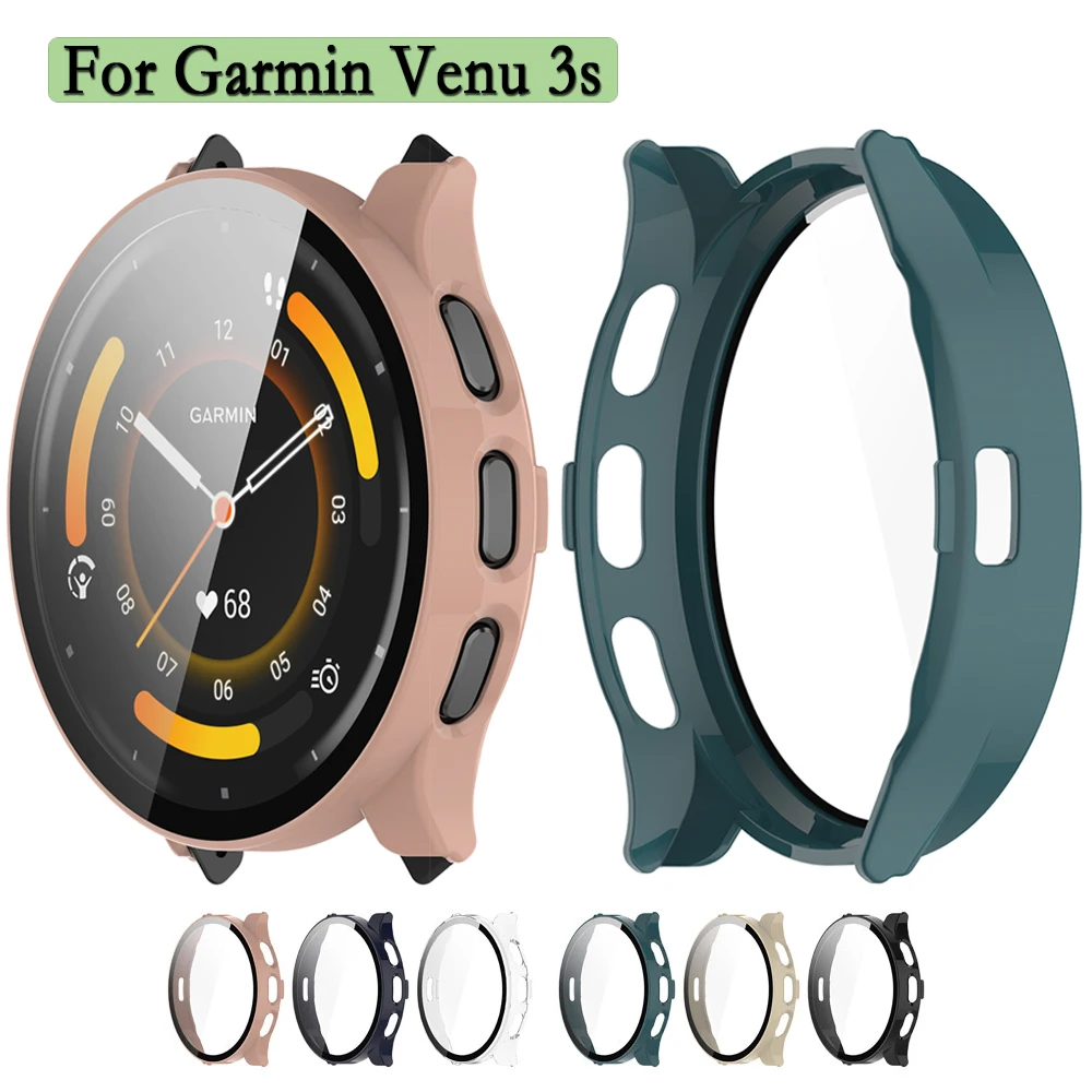 For Garmin Venu 3s Watch Shell 2-in-1 Protective Case With Screen Tempered Glass Protector Watch Protection Cover With Film
For Garmin Venu 3s Watch Shell 2-in-1 Protective Case With Screen Tempered Glass Protector Watch Protection Cover With Film