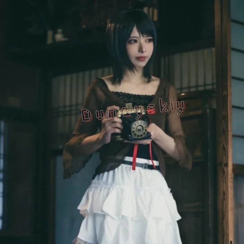Amakura Mio Cosplay Horror Game FATAL FRAME II: Crimson Butterfly REMAKE Anime コスプレ Balck Goth Lolita Cake Dress Halloween
Amakura Mio Cosplay Horror Game FATAL FRAME II: Crimson Butterfly REMAKE Anime コスプレ Balck Goth Lolita Cake Dress Halloween