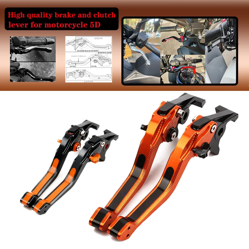 Рычаг тормоза и сцепления 5D для мотоциклов KTM DUKE390 RC DUKE 125 200 390 390 Adventure, алюминиевый, регулируемый, с ЧПУ
Рычаг тормоза и сцепления 5D для мотоциклов KTM DUKE390 RC DUKE 125 200 390 390 Adventure, алюминиевый, регулируемый, с ЧПУ