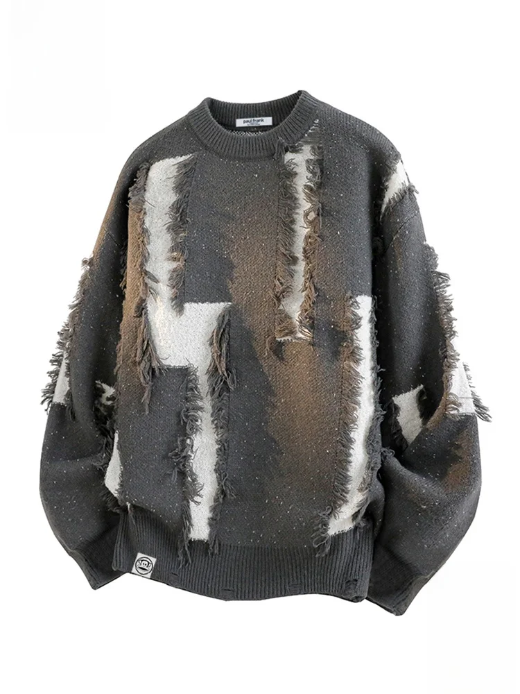 PaulFrank Men's Casual Knitted Sweater Autumn Season Tassel Design Distred Sle Polyester Fiber Long Sve round Ne Top
PaulFrank Men's Casual Knitted Sweater Autumn Season Tassel Design Distred Sle Polyester Fiber Long Sve round Ne Top