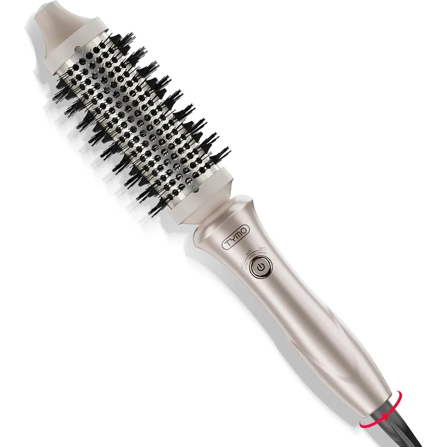 Thermal Brush Curling Brush - STYLUX 1.5 Inch Blowout Volumizer with Flexi-Fit for Hair Straightening Heated Round Styler Tool
Thermal Brush Curling Brush - STYLUX 1.5 Inch Blowout Volumizer with Flexi-Fit for Hair Straightening Heated Round Styler Tool