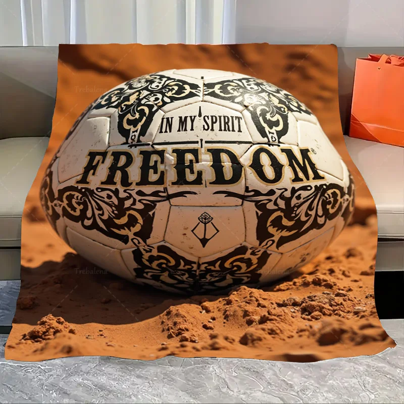 1pc Flannel Blanket "Freedom Spirit Soccer Ball Desert Scene Blanket - Boho Tribal Style"
1pc Flannel Blanket "Freedom Spirit Soccer Ball Desert Scene Blanket - Boho Tribal Style"