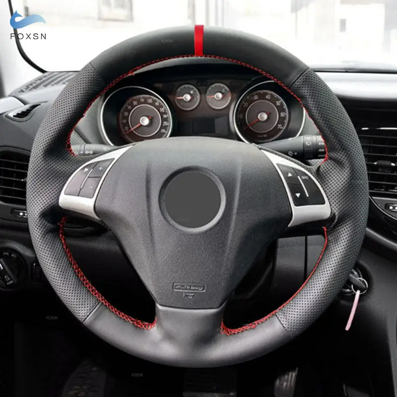 For Fiat Bravo Doblo Grande Punto Linea Qubo For Opel Combo 2012-2018 Car Interior Steering Wheel Leather Cover Trim red strip
For Fiat Bravo Doblo Grande Punto Linea Qubo For Opel Combo 2012-2018 Car Interior Steering Wheel Leather Cover Trim red strip