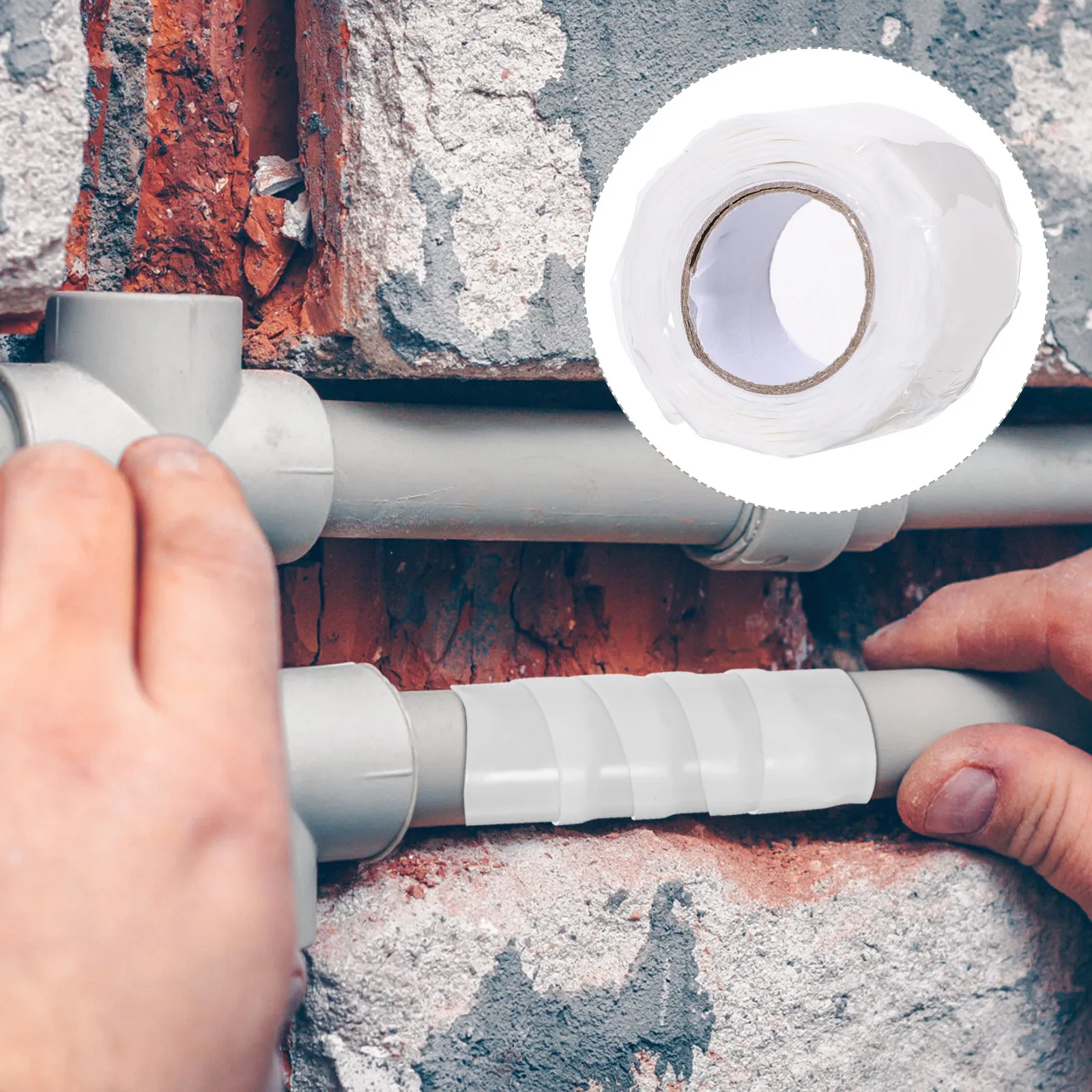 Silicone Rubber Waterproof Tape Professional Pipe Seal Leak Repair Tape for Sewer Faucet Heating Water Pipe Maintenance Repair
Silicone Rubber Waterproof Tape Professional Pipe Seal Leak Repair Tape for Sewer Faucet Heating Water Pipe Maintenance Repair