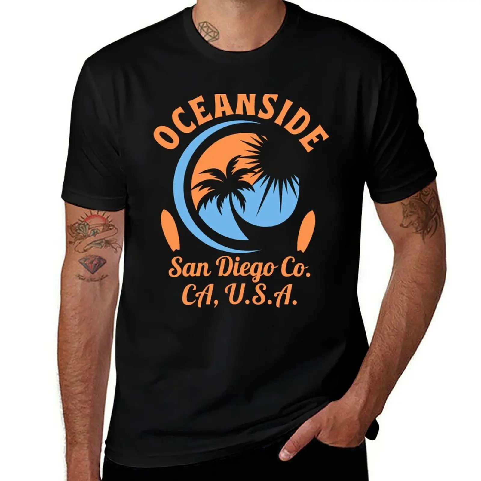 Vintage-Style Oceanside San Diego County California Surf T-Shirt clothes T-shirts man baggy shirts anime mens clothing
Vintage-Style Oceanside San Diego County California Surf T-Shirt clothes T-shirts man baggy shirts anime mens clothing