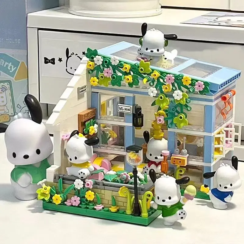 Строительные блоки, десерт, рай, музыкальная шкатулка, Sanrio Pochacco, замок, милая декоративная модель для сращивания, детские игрушки, модный подарок
Строительные блоки, десерт, рай, музыкальная шкатулка, Sanrio Pochacco, замок, милая декоративная модель для сращивания, детские игрушки, модный подарок