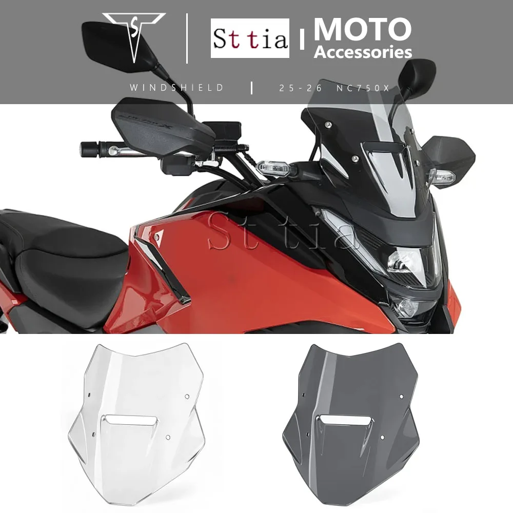 For HONDA NC750X NC 750X NC 750 X 2025 2026 New Motorcycle Windshield Windscreen Wind Deflector Visor Accessories
For HONDA NC750X NC 750X NC 750 X 2025 2026 New Motorcycle Windshield Windscreen Wind Deflector Visor Accessories