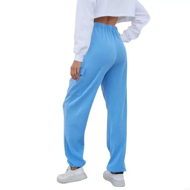 Women's Workwear Sports Pants Popular Elastic High Waist Loose Casual Sports Fitness Jogging Pants with Pockets
Women's Workwear Sports Pants Popular Elastic High Waist Loose Casual Sports Fitness Jogging Pants with Pockets