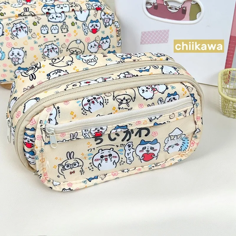Chiikawa Cartoon Print Pencil Case Hachiware Usagi Large Capacity Stationery Pouch Zipper Pen Holder Student Birthday Gift
Chiikawa Cartoon Print Pencil Case Hachiware Usagi Large Capacity Stationery Pouch Zipper Pen Holder Student Birthday Gift
