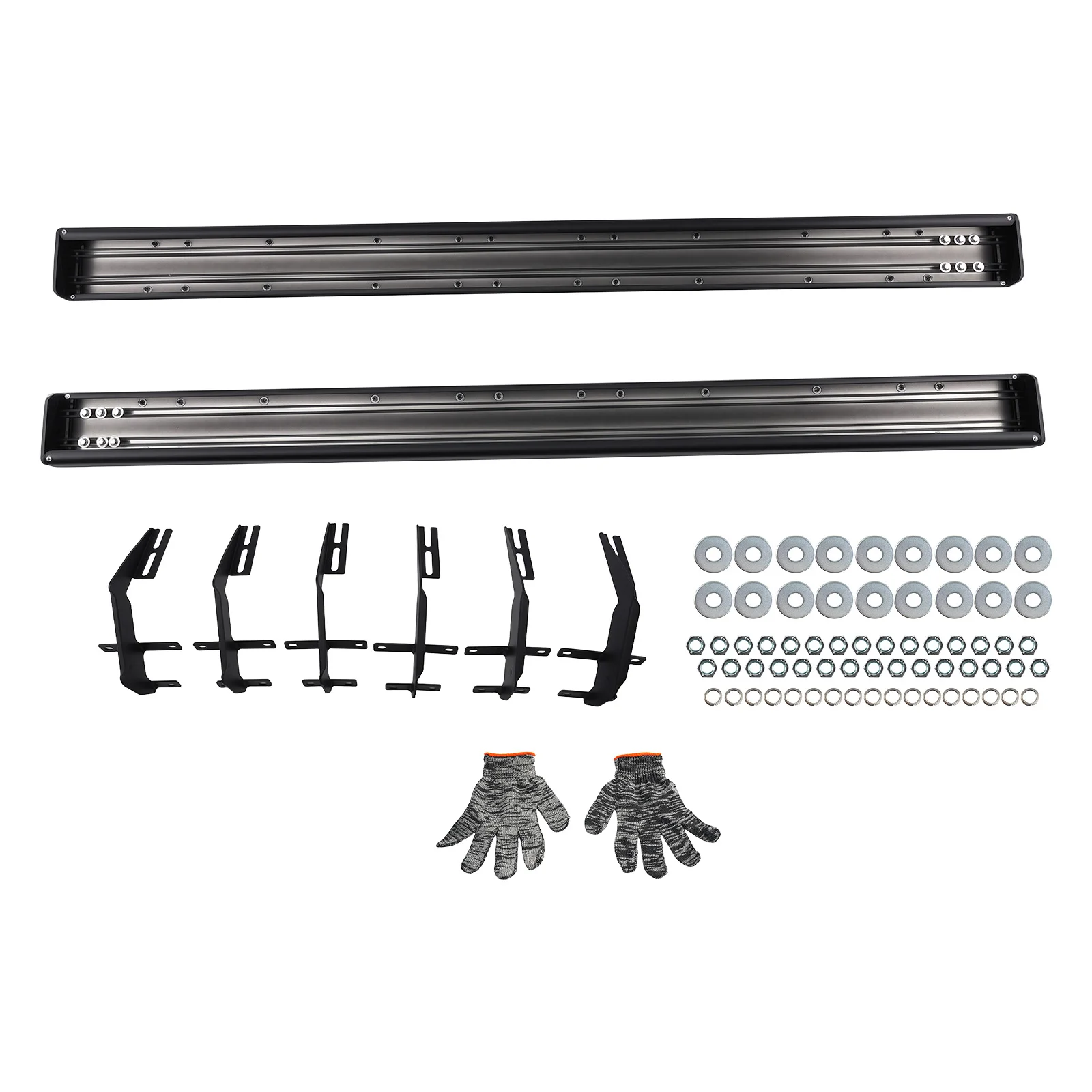 Non-Slip Nerf Bars Running Board for Ford F-150 Super Crew Cab 2015-25 Aluminum
Non-Slip Nerf Bars Running Board for Ford F-150 Super Crew Cab 2015-25 Aluminum