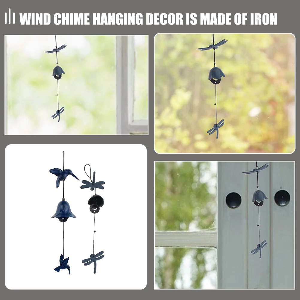 2pcs Vintage Wind Chime Hanging Iron Balcony Bells Outdoor Garden Yard Patio Home Decorative Relaxing Sound Retro Bell nament
2pcs Vintage Wind Chime Hanging Iron Balcony Bells Outdoor Garden Yard Patio Home Decorative Relaxing Sound Retro Bell nament