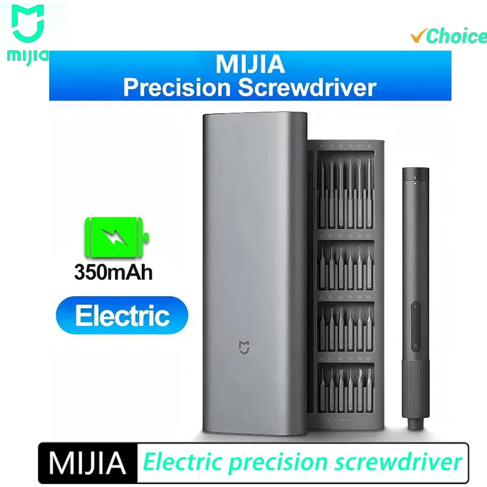 2026 NEW MIJIA Electric Precision Screwdriver Kit 2 Gear Torque Control 400 Screw 1 Type-C Rechargeable Magnetic Aluminum Case
2026 NEW MIJIA Electric Precision Screwdriver Kit 2 Gear Torque Control 400 Screw 1 Type-C Rechargeable Magnetic Aluminum Case