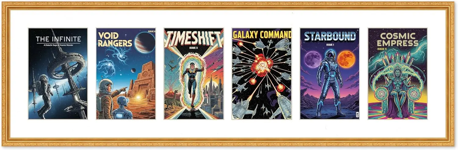 Six Comic Book Wall Frames
Six Comic Book Wall Frames