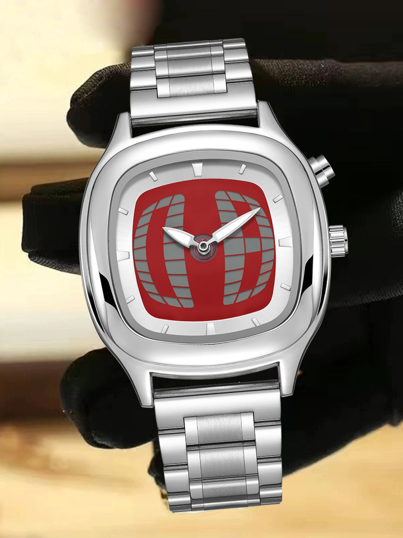 1pc Men's Quartz Watch, Dual Batteries, Dual Cylindrical Movements, Electronic Screen, Water-resistant, Night-Light, Fashionable
1pc Men's Quartz Watch, Dual Batteries, Dual Cylindrical Movements, Electronic Screen, Water-resistant, Night-Light, Fashionable