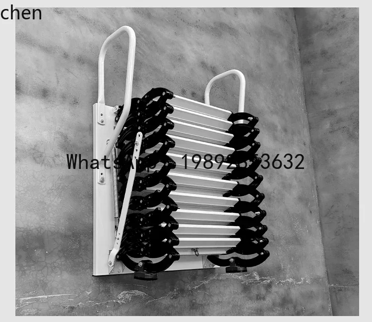 JX wall-mounted telescopic staircase duplex outdoor fire lift anti-skid folding ladder
JX wall-mounted telescopic staircase duplex outdoor fire lift anti-skid folding ladder