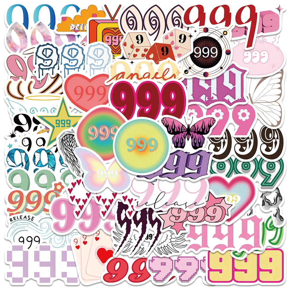 50pcs Colorful Cartoon Angel Number 999 Stickers For Laptop Water Bottle Luggage Notebook Waterproof Graffiti Vinyl Decals
50pcs Colorful Cartoon Angel Number 999 Stickers For Laptop Water Bottle Luggage Notebook Waterproof Graffiti Vinyl Decals