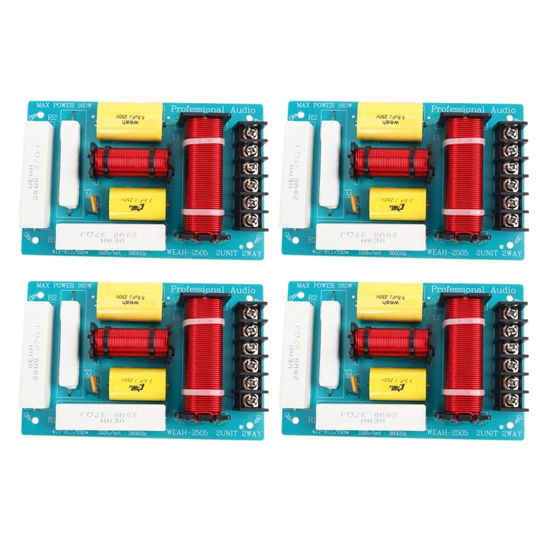 4X200 Вт спикер кроссовер 2 Way High-Low 8 Ohm делитель частоты для 10-дюймового динамика
4X200 Вт спикер кроссовер 2 Way High-Low 8 Ohm делитель частоты для 10-дюймового динамика